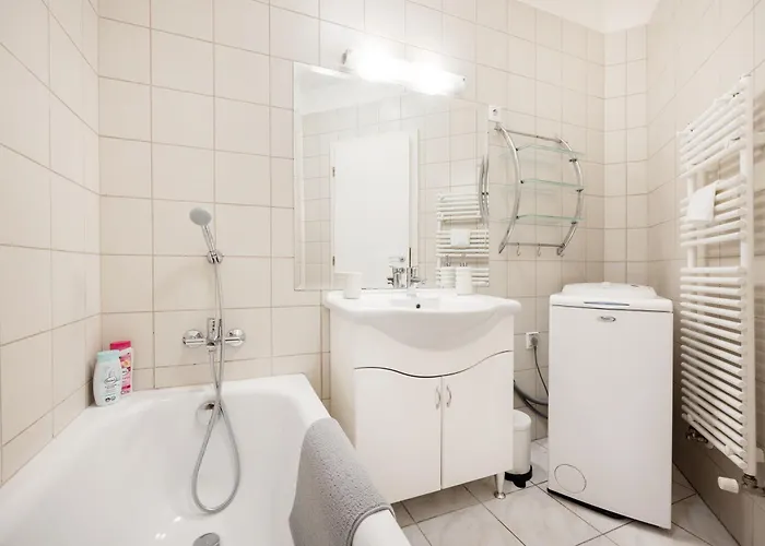 Apartament Bright And With Balcony Budapeszt